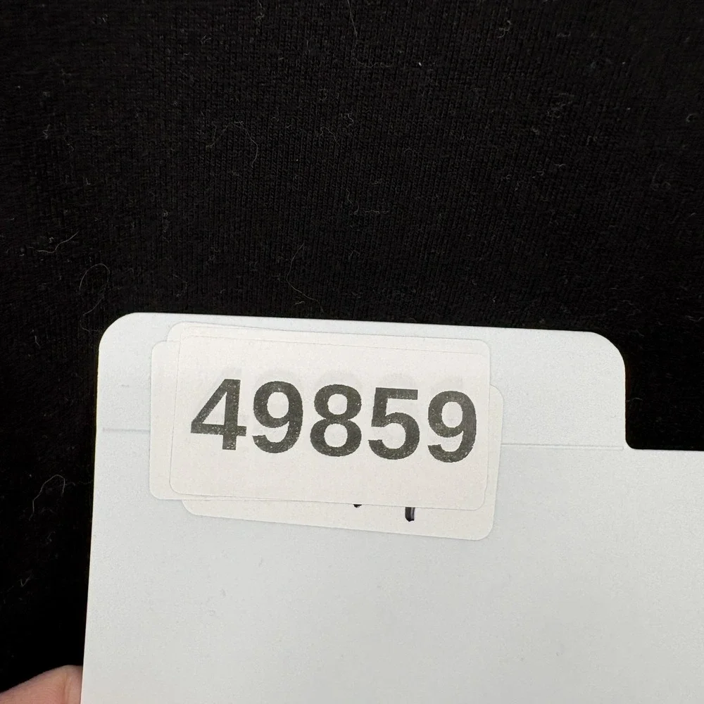 LIVI Lane Bryant Black Short-Sleeve Hooded Sweatshirt with White Trim, like NEW! - Picture 12 of 12